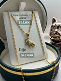 CADENA BALÍN + DIJE OSO