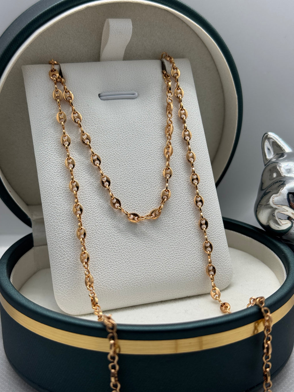 CADENA GUCCI ROSA 60CM