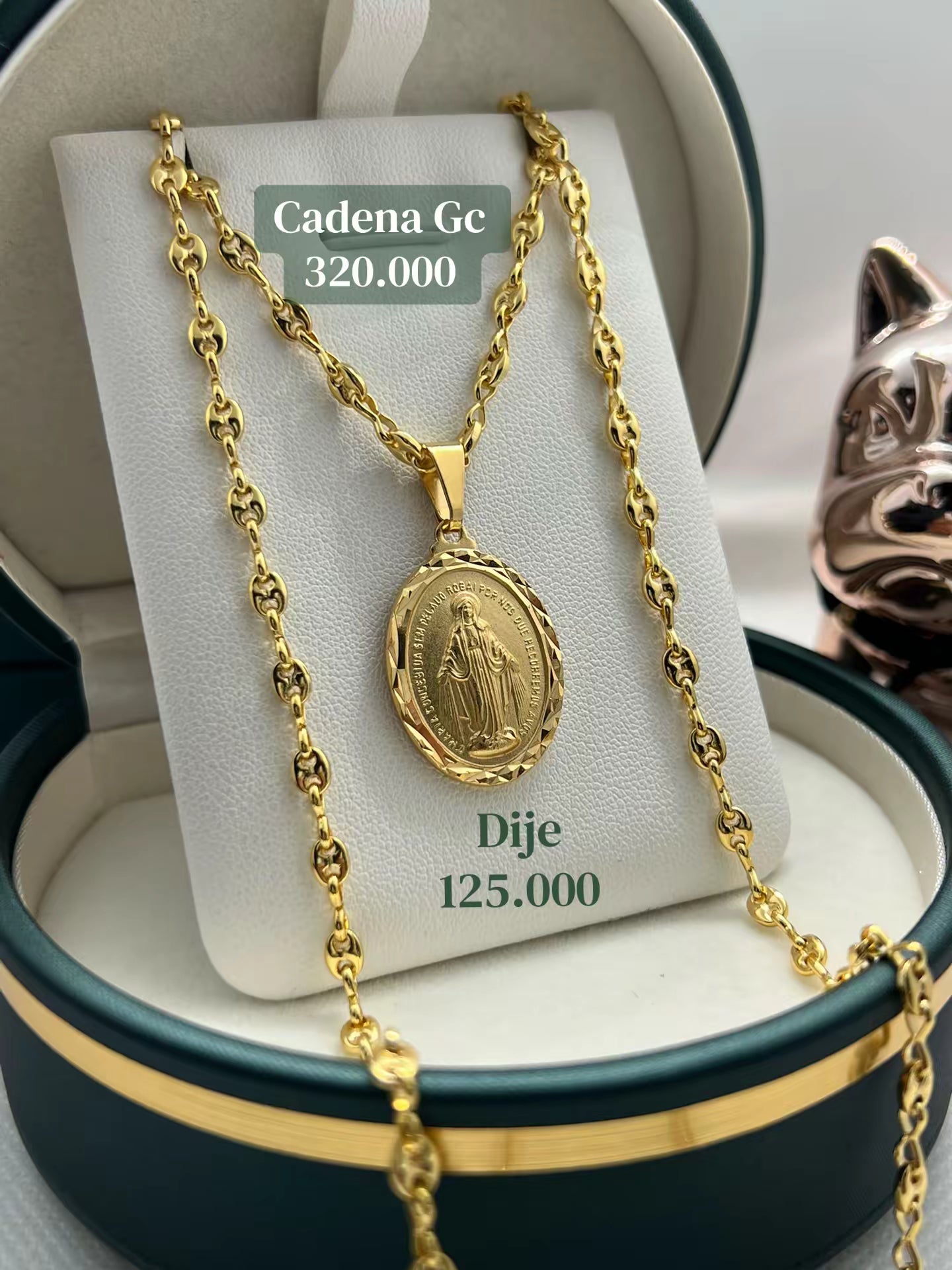 CADENA GC + DIJE VIRGEN