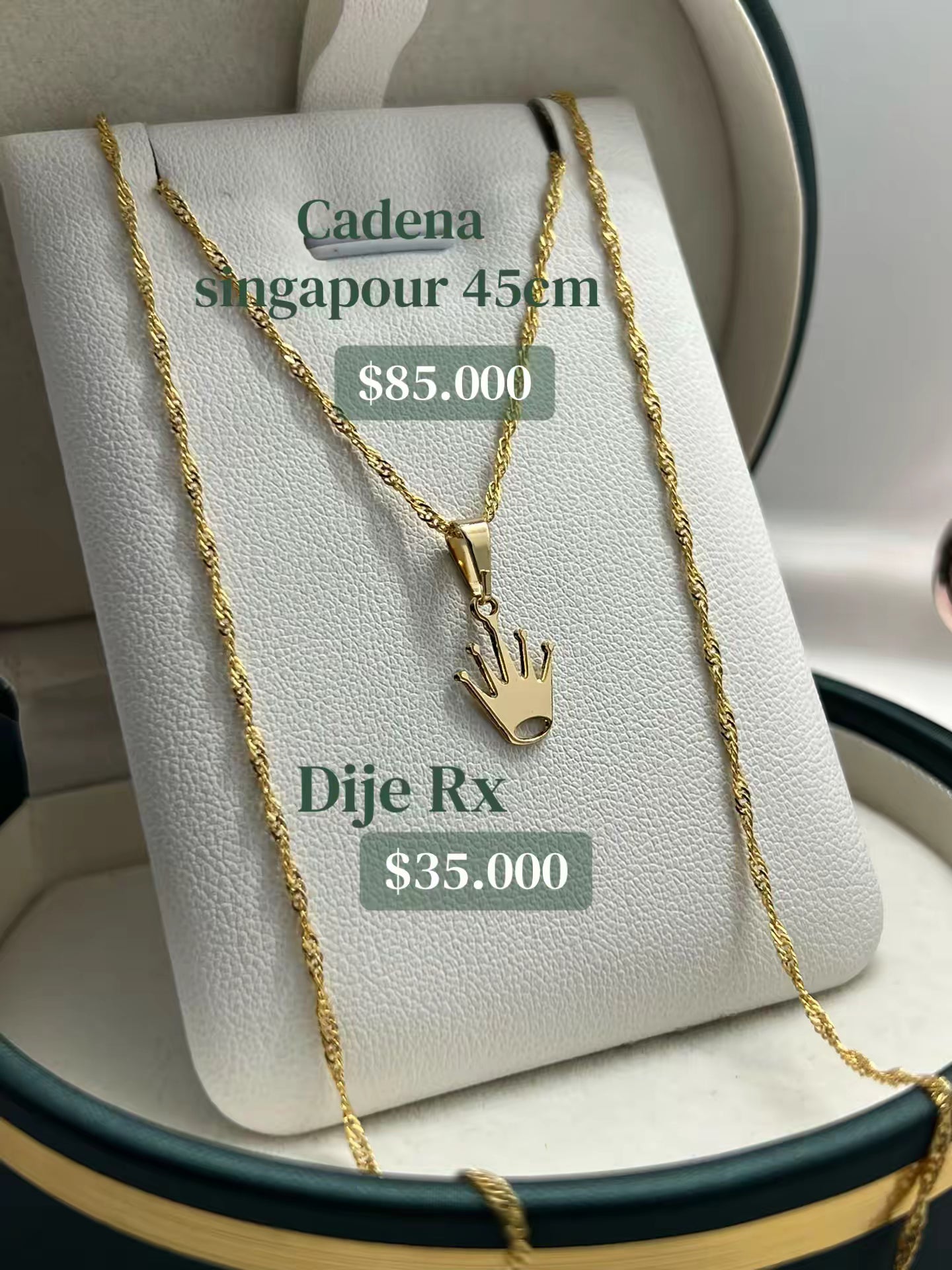 CADENA SG+DIJE RX
