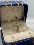 CADENA CARTIER DE 60CM + DIJE CRUZ CRISTO