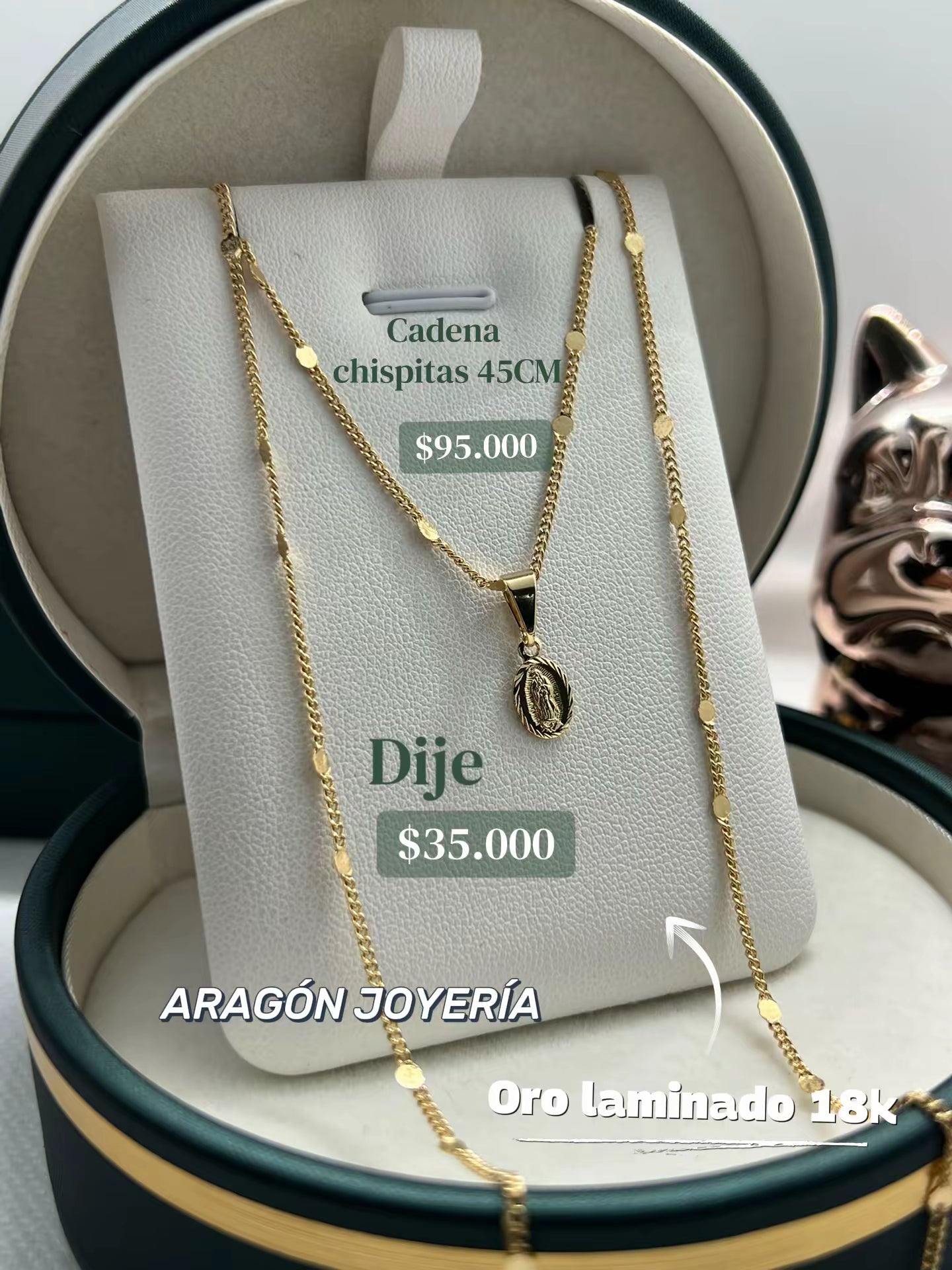 CADENA + DIJE VIRGEN